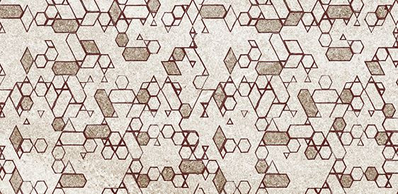 300 X 600 mm Vivo Austin Grey Decore 01 Wall Tile - Matt Finish