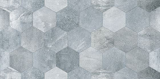 300 X 600 mm Vivo Bisel Grey Wall Tile - Matt Finish 