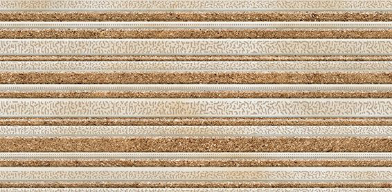 300 X 600 mm Vivo Pegasus Brown Decore 01 Wall Tile - Matt Finish