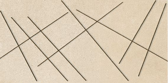 300 X 600 mm Vivo Seul Beige Decore 01 Wall Tile - Matt Finish