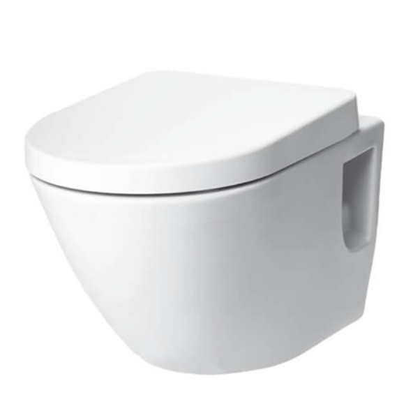 Basic + NC 380 x 530 x 340 mm Wall Hung Water Closet White - CW762MUNW1