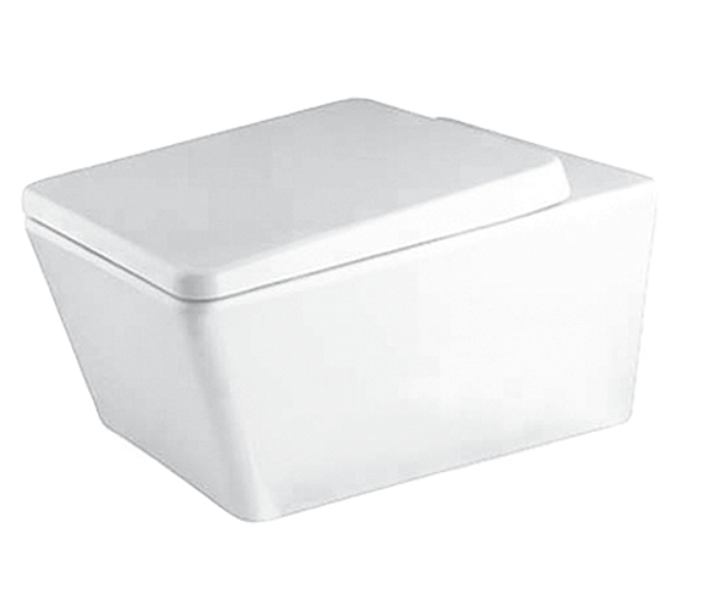 Toja 365 x 595 x 351 mm Wall Hung Water Closet White - CW951JWS#W