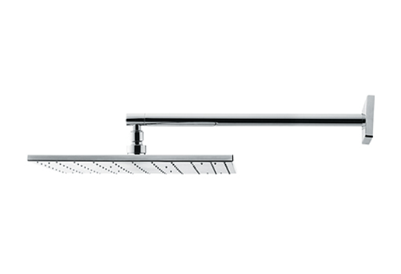 300 x 300 mm Fixed Shower Head with Pipe Square Chrome - TX488SIZ