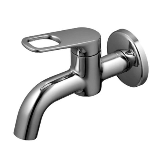 Single Lever Bib Cock Chrome Finish - TTWR101