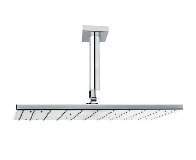 300 x 300 mm Fixed Shower Head with Pipe Square Chrome - TX491SIZ