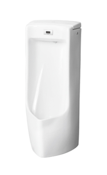 390 x 380 x 1020 mm Floor Mounted Urinal with Built-in Sensor (Battery Operated) - USWN810B#XW