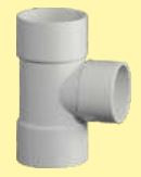 75 x 63 mm PVC Reducing Tee Class 6kg MP1A6RTA075L