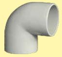 110 mm PVC Elbow 90 Degree (Plain) Class 6kg MP1A6ELB110L