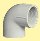 75 x 50 mm PVC Elbow 90 Degree Class 6kg (One Side Threaded) MP1A6FTE076L