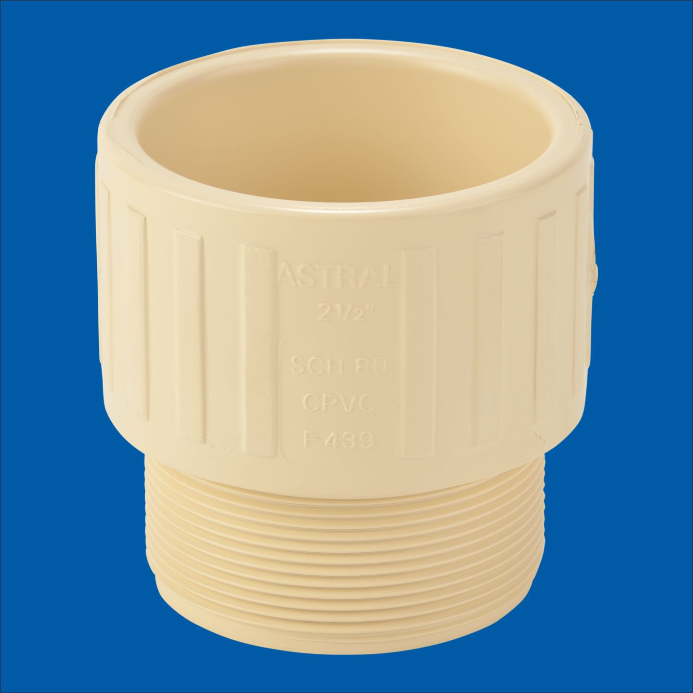 65 mm C-PVC Male Adapter SCH 80 M512801307