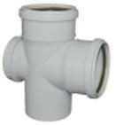 110 mm SWR Drainage Single Tee with Door (CRxCRxSpg Socket Type) NP1SCRDT112L