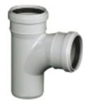 75 mm SWR Drainage Swept Tee (RxRxSpg Socket Type) Fix 'O' Ring MP1SRPTS075L