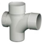 75 mm SWR Drainage Swept Tee with Door (SxSxSpg Socket Type) NP1SPTTD075L