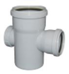 160 X 75 mm SWR Drainage Reducing Tee with Door (SxSxSpg Socket Type) NP1SPTRD161L