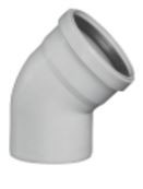 63 mm SWR Drainage Bend 45 Degree (SxS Socket Type) MP1SPTBF063L