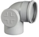 110 mm SWR Drainage Door Bend with Left Side Door (RxSpg Socket Type) (Fabricated) FPS0DBL110LG