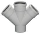 110 mm SWR Drainage Double Y (RxRxRxSpg Socket Type) MP1SRPYY110L