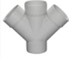 75 mm SWR Drainage Double Y (SxSxSxSpg Socket Type) MP1SPTYY075L