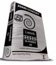 Zuari OPC 43 Grade Cement (Polythene Bag)