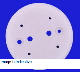 PVC Round Plate - 3" Diameter