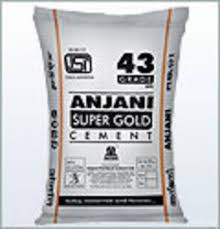Anjani Super Gold OPC 43 Grade Cement (Paper Bag)