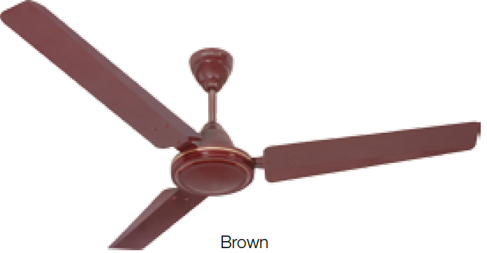 Pacer 600 mm Sweep Ceiling Fan Brown