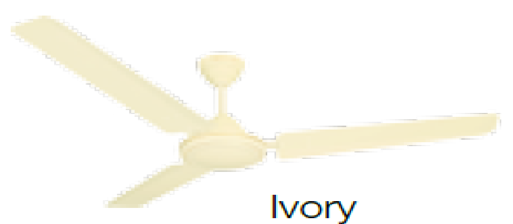 Pacer 600 mm Sweep Ceiling Fan Ivory