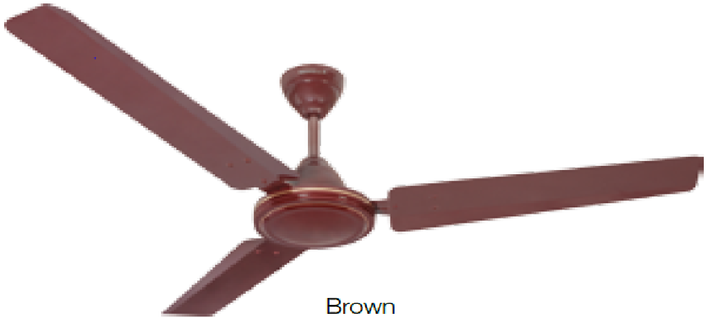 Pacer 1050 mm Sweep Ceiling Fan Brown