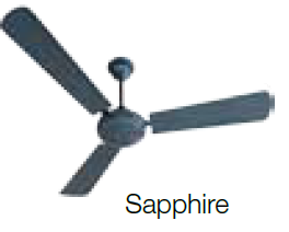 SS 390 Metallic 900 mm Sweep Ceiling Fan Sapphire