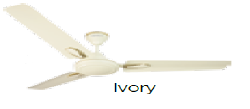 Spark Deco 1050 mm Sweep Ceiling Fan Ivory