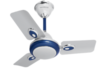 Fusion 1050 mm Sweep Ceiling Fan Silver Blue