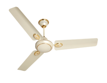Fusion 1400 mm Sweep Ceiling Fan Pearl Ivory Gold