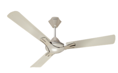 Nicola 750 mm Sweep Ceiling Fan Pearl White Silver