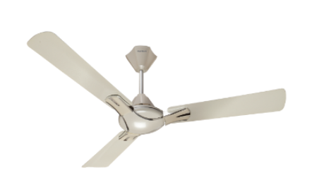 Nicola 1400 mm Sweep Ceiling Fan Pearl White Silver