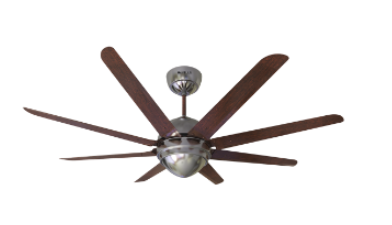 Octet 1320 mm Sweep Ceiling Fan Wenge Brushed Nickel