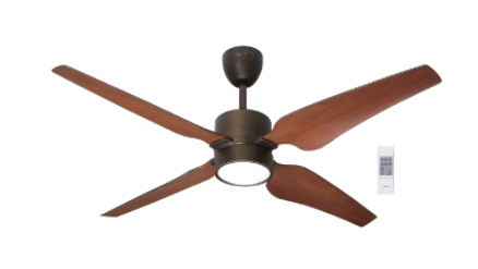 Momenta with Underlight 1320 mm Sweep Ceiling Fan Architectural Bronze