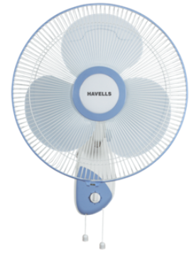 Swanky 400 mm Sweep Wall Fan Blue