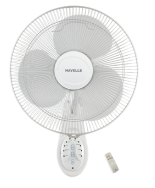 Platina Remote 400 mm Sweep Wall Fan White