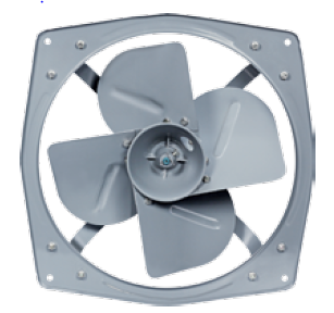 Turbojet SP 300 mm Sweep Heavy Duty Exhaust Fan Grey with 1400 RPM