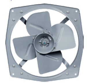 Turbojet SP 450 mm Sweep Heavy Duty Exhaust Fan Grey with 900 RPM