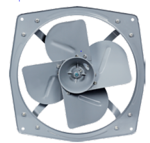 Turbojet SP 450 mm Sweep Heavy Duty Exhaust Fan Grey with 1400 RPM