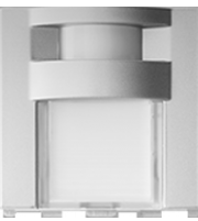 2 Module Warm White  Foot Light with PIR Silver 66777S