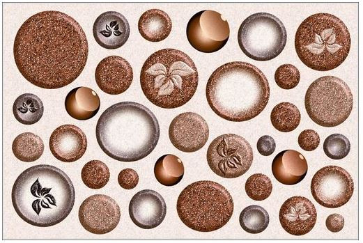 250 x 375 mm Balmoral Maroon HL 01 Digital Ceramic Tile - Glossy Finish