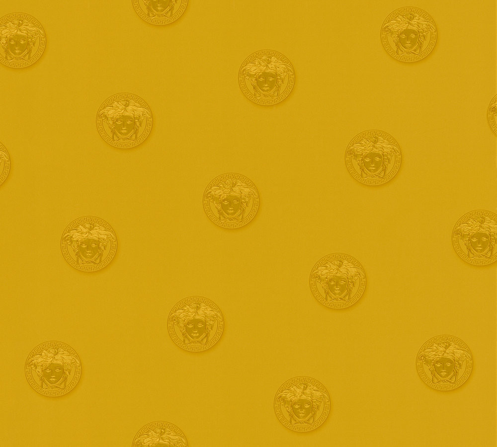 Versace III Young and Contemporary Wall Paper Yellow Metallic 348624