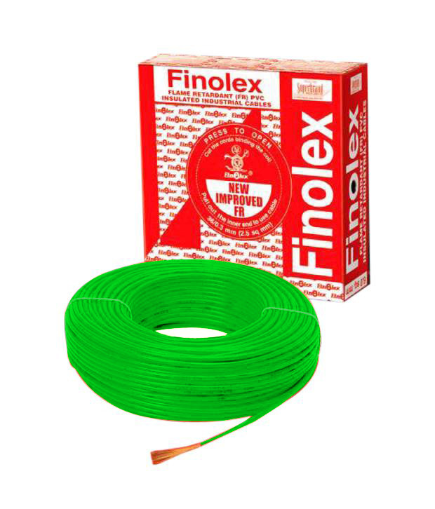 0.75 Sq mm FR Wire 90 Mtr Green