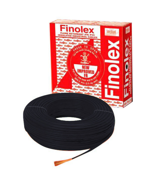 0.75 Sq mm FR Wire 90 Mtr Black