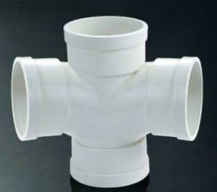 75 mm PVC SWR Solfit Double Tee 2266203