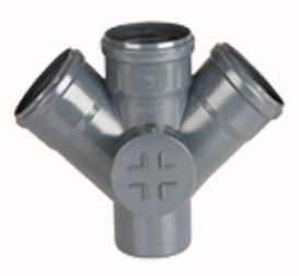 75 mm PVC SWR Solfit Double Door Y 2268303