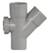 63 mm PVC SWR Solfit Equal Y with Door 2261203