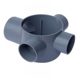 110 mm PVC SWR Pushfit/Solfit Multi Trap without Jali (7"ht) 2261705